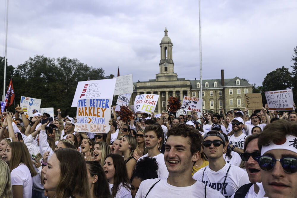 College Game Day, students